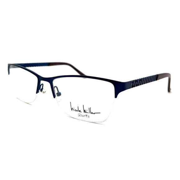 NEW NICOLE MILLER FITZROY C03 NAVY AUTHENTIC EYEGLASSES 55 - 17 - 137,New Products : American Fashion Style Bags On Sale